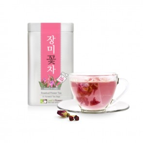 [TIN Pyramid Teabags] Tea Rosebud Flower Tea